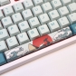 Coral Sea 104+13 PBT Dye-subbed Keycaps Set XDA Profile for MX Switches Mechanical Gaming Keyboard